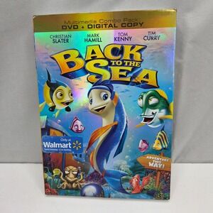 Back to the Sea DVD Multimedia Combo Pack Christian Slater Mark Hamill Slipcover